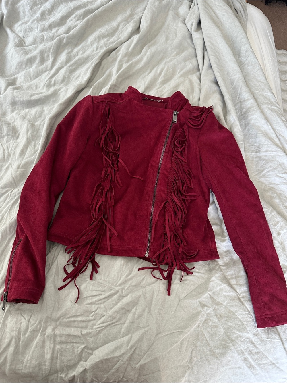 Western fringe jacket